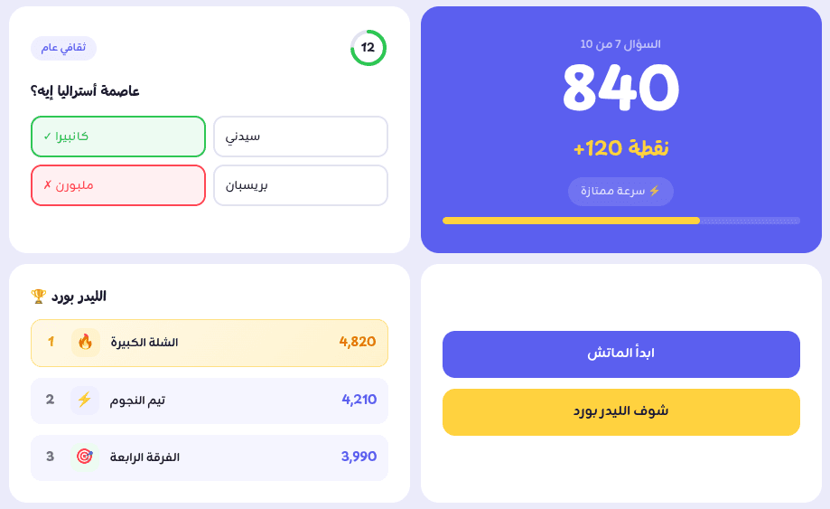 واجهة اللعبة الذكية